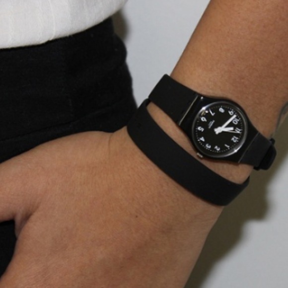 swatch lady black